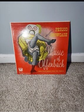 Music of Offenbach - Period Showcase Vinyl Record - Red